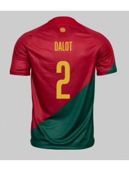 Moški Nogometna dresi replika Portugalska Diogo Dalot #2 Domači SP 2022 Kratek rokav